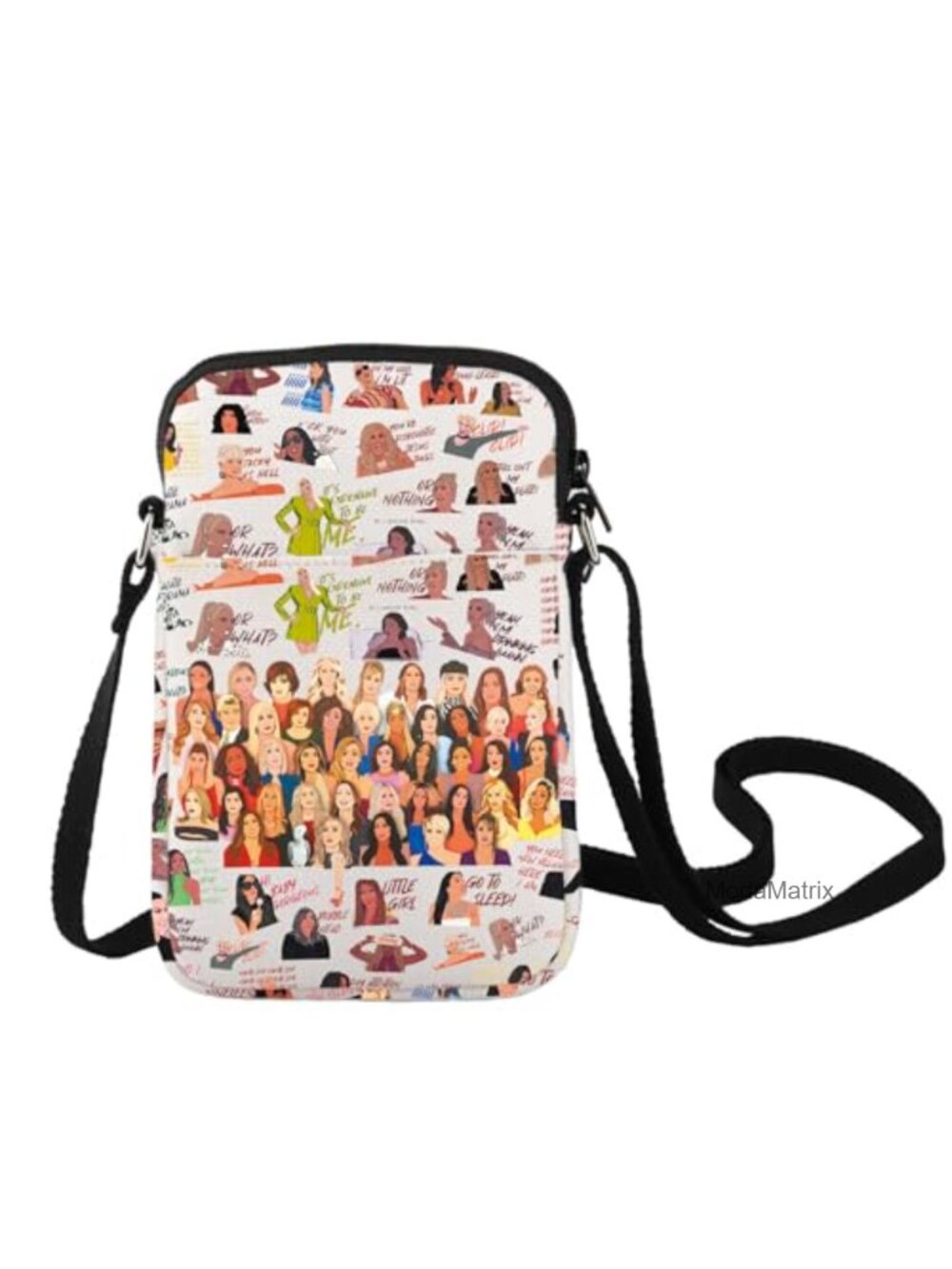 Canvas Crossbody Bag TV Show Fans Gift Adjustable Strap